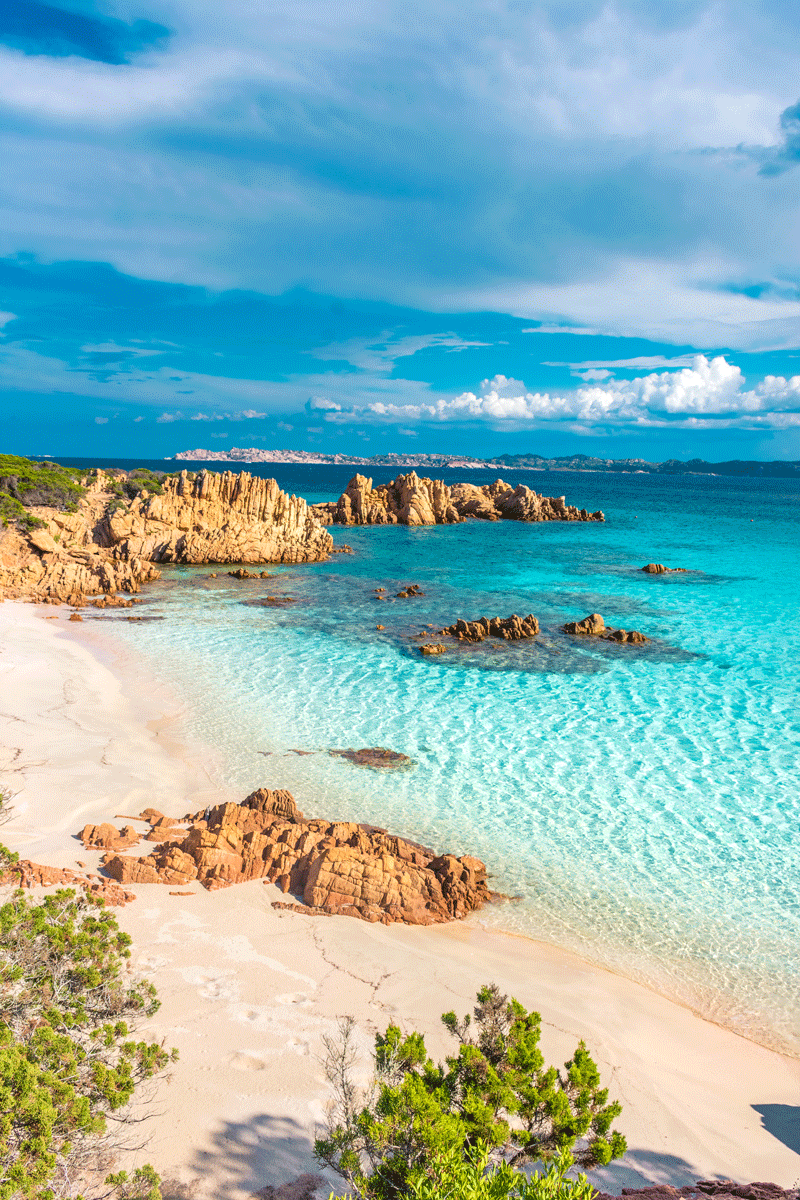 La Maddalena beach boat rental location