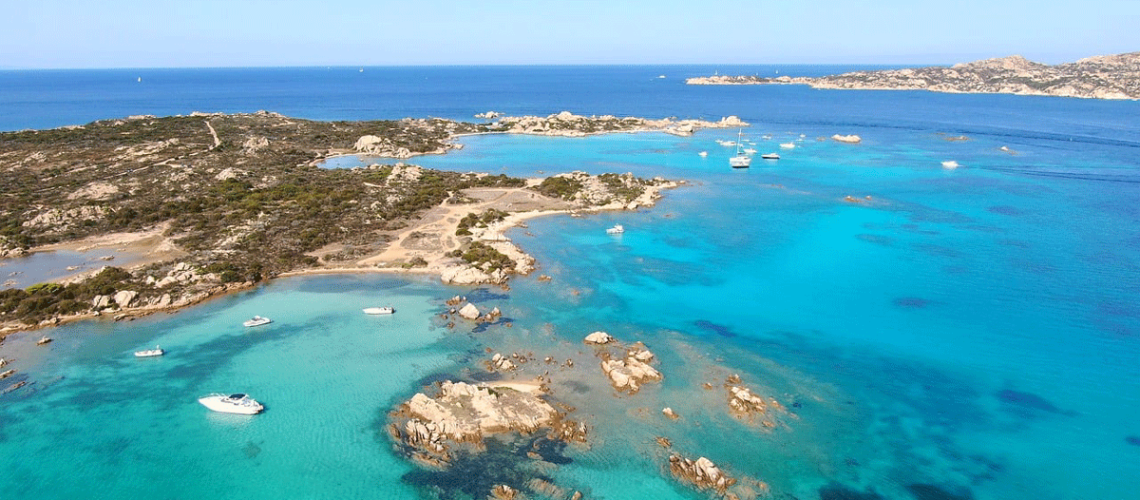 la Maddalena aerial view